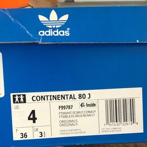 Adidas Continental 80 J